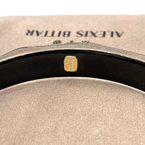 ALEXIS BITTAR Pearl White Lucite Bangle (O/S) - Picture 4 of 8